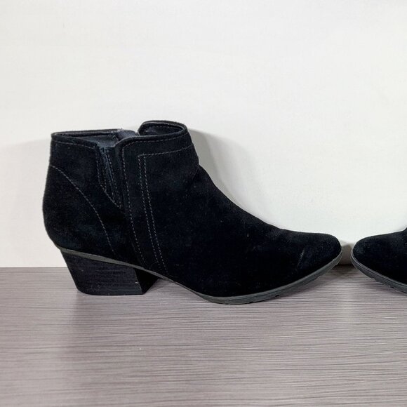 Blondo Valli Waterproof Bootie, Black Suede, Womens Size 9 M - Picture 7 of 12